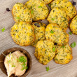Mini corn fritters