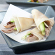 Peking duck pancake