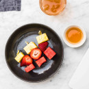 Fresh fruit skewer