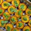 Pumpkin & Basil Pesto Risotto Cake
