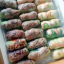 BBQ pork rice paper rolls (3pcs)