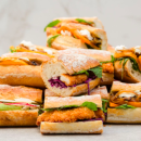 Vegetarian baguette