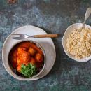 Chicken Meatballs in a Napoli sauce
