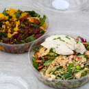 Individual salad bowl