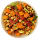 Chickpea and pumpkin salad