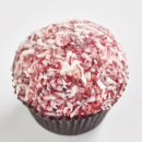 Red Velvet lamington cupcake