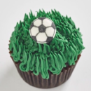 Soccer Ball cupcake