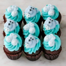 Baby boy mini cupcakes (12 pcs)