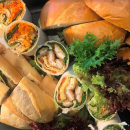 Assorted gourmet breads