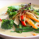 Green curry - platter