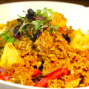 Pineapple fried rice - platter