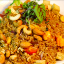Cashew nut fried rice - platter