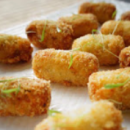 Larb chicken croquette