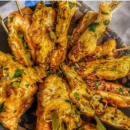 Chermoula chicken skewers