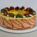 Mango mousse torte