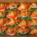 Vegetarian croissant selection (16 pcs)