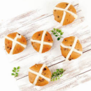GF & VG Hot Cross Buns