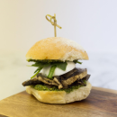 Egg & mushroom slider