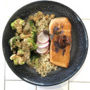 Salmon macro bowl
