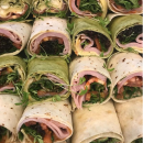 Assorted gourmet wraps