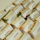 Crusty Pasta Dura Sandwiches (6cm oval)