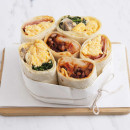 Scrambled Egg, Spinach & Mushroom Wrap