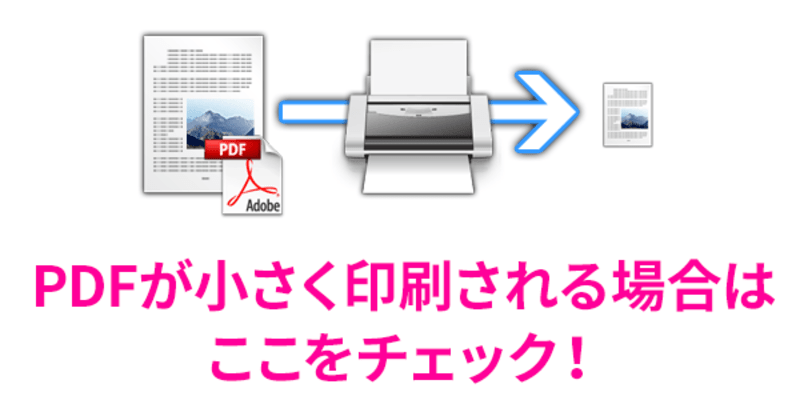 Acrobat Acrobat Readerでpdfを印刷するとサイズが縮小されて印刷される場合の対処方法 Dtpサポート情報