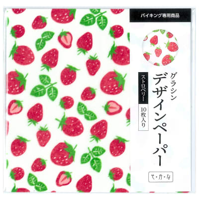 グラシン紙 バイキング（ストロベリー）
