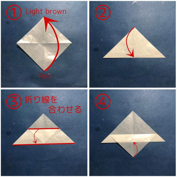 折り紙 2023-02-12 の折り方 ［kyo_no_kiさん］（3）
