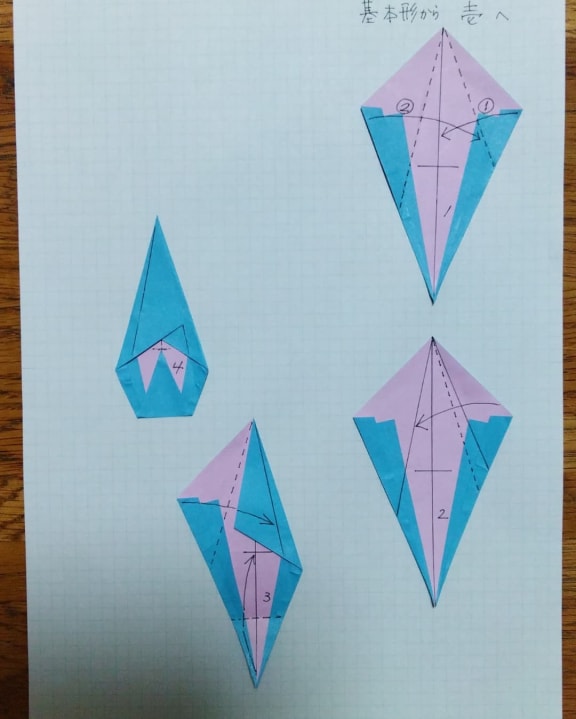 折り紙 2025-07-02 の折り方 ［namekoma55さん］（3）