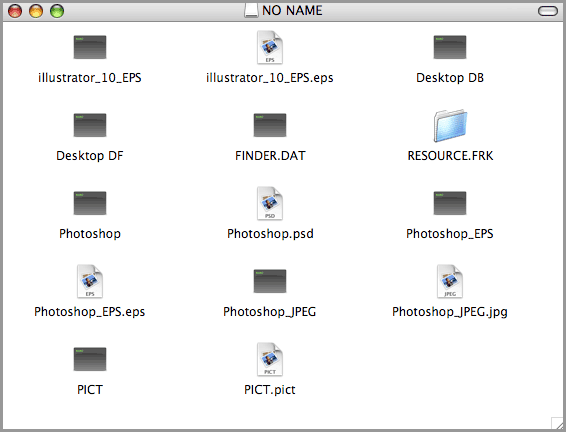 Mac Os 9でファイルをコピーしたusbメモリをmac Os Xで開くとアイコン情報が消える問題について Dtpサポート情報