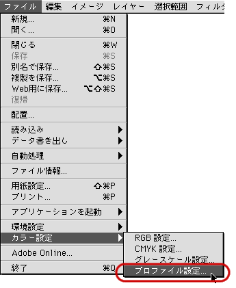 Cmykカラー画像のカラープロファイルについて Photoshop5 Photoshop5 5 Dtpサポート情報