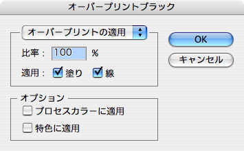 オーバープリントブラック・墨ノセ・スミノセ の意味・解説｜製版・刷 
