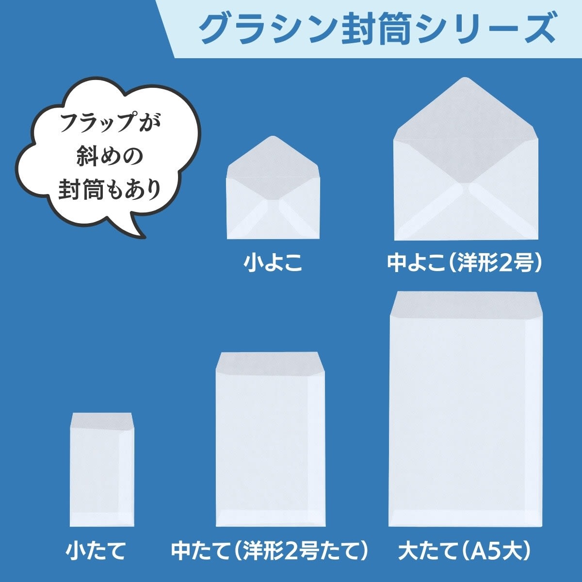 グラシン封筒シリーズ