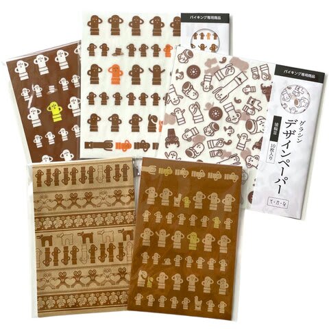 「メジェド」「はにわ」の紙ものがいっぱい