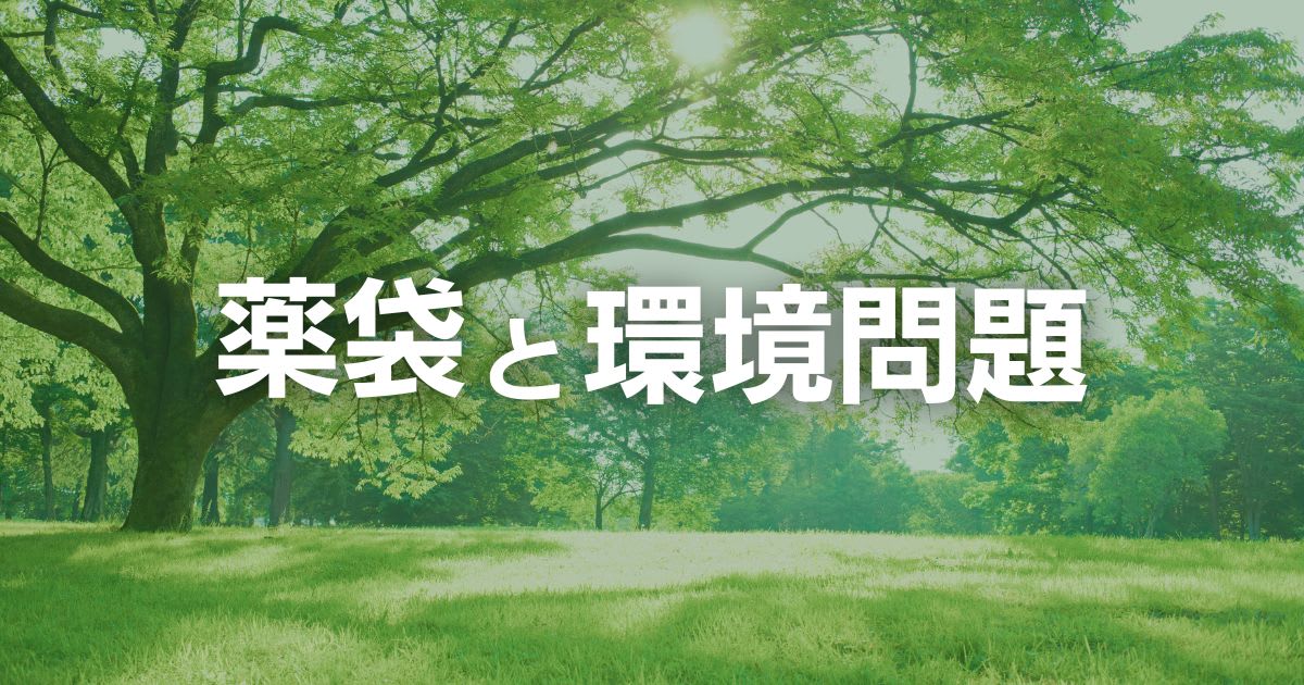 薬袋と環境問題