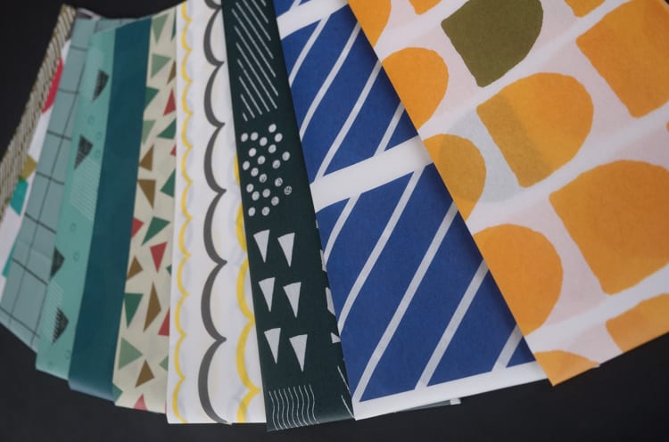 色柄薄紙 / 包装紙 / 吉田印刷所