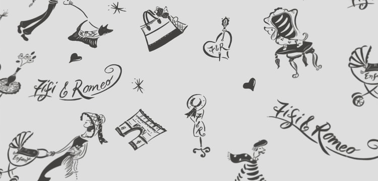 Fifi & Romeo / 包装紙 / PUPPILYHILLS TOKYO様