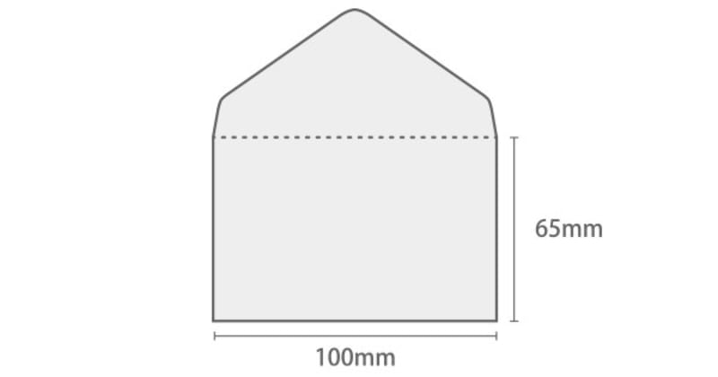 グラシン封筒 ダイヤ貼 ミニ / 100×65mm