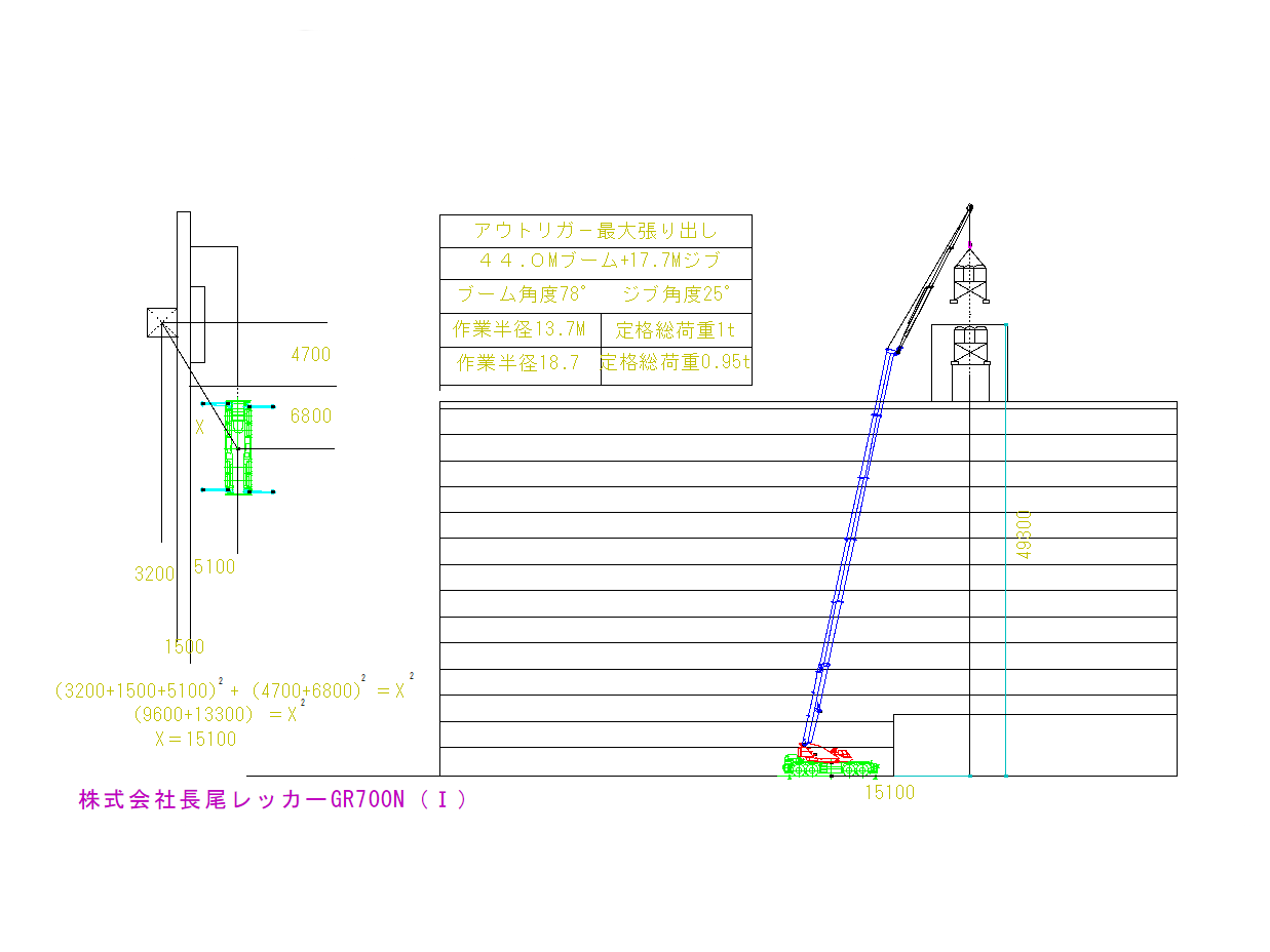 CAD施工計画図面 6