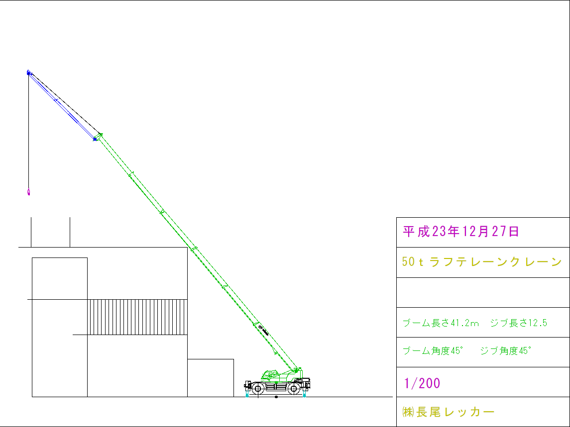 CAD施工計画図面 7