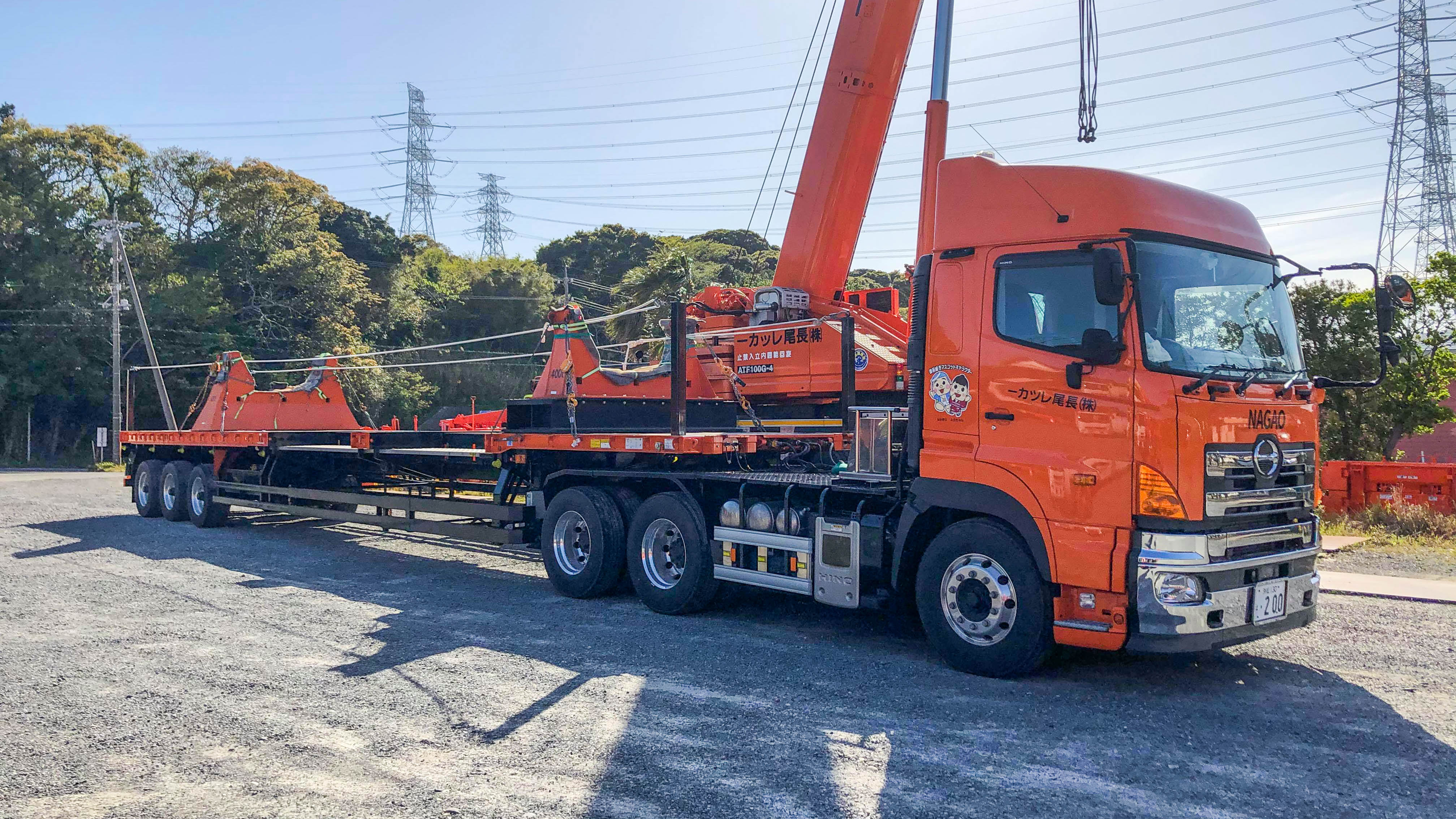 3軸伸縮舵切装置付