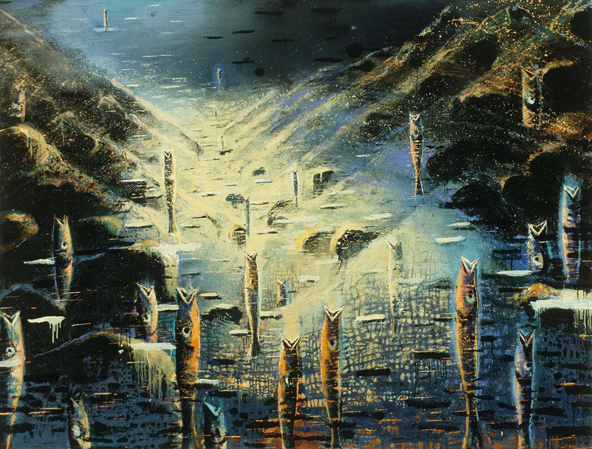 Mercy on Us - Valley painting