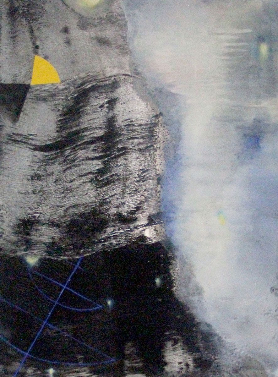 Winter Moon painting