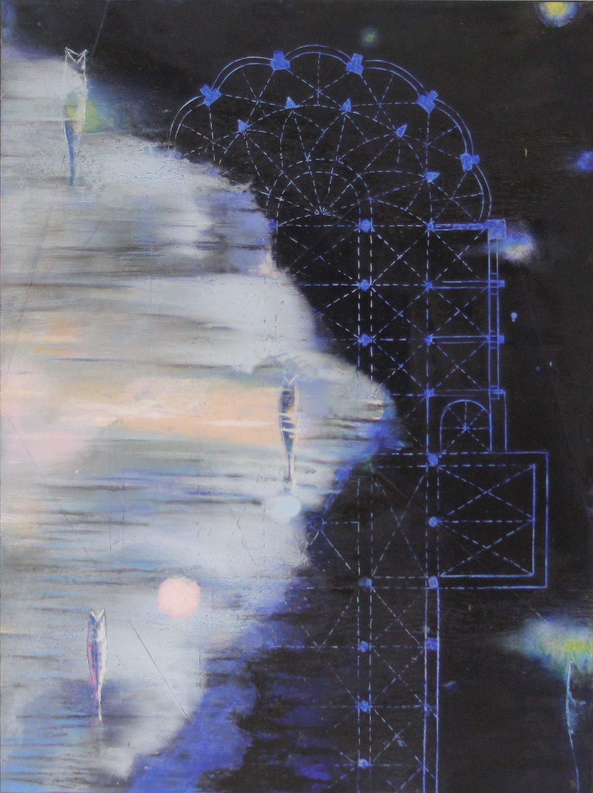 Saint Etienne - Fish painting