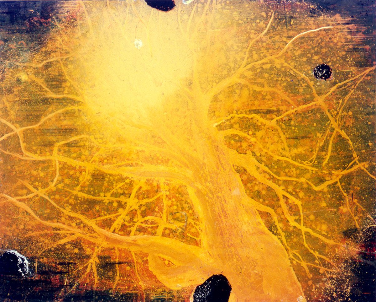 Tree - Dawn painting