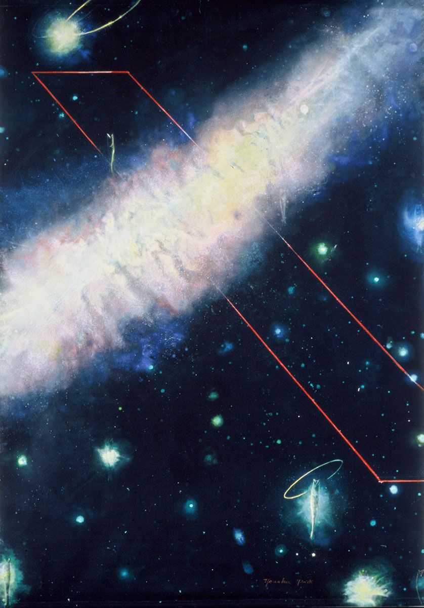 Night Flight - Fish painting
