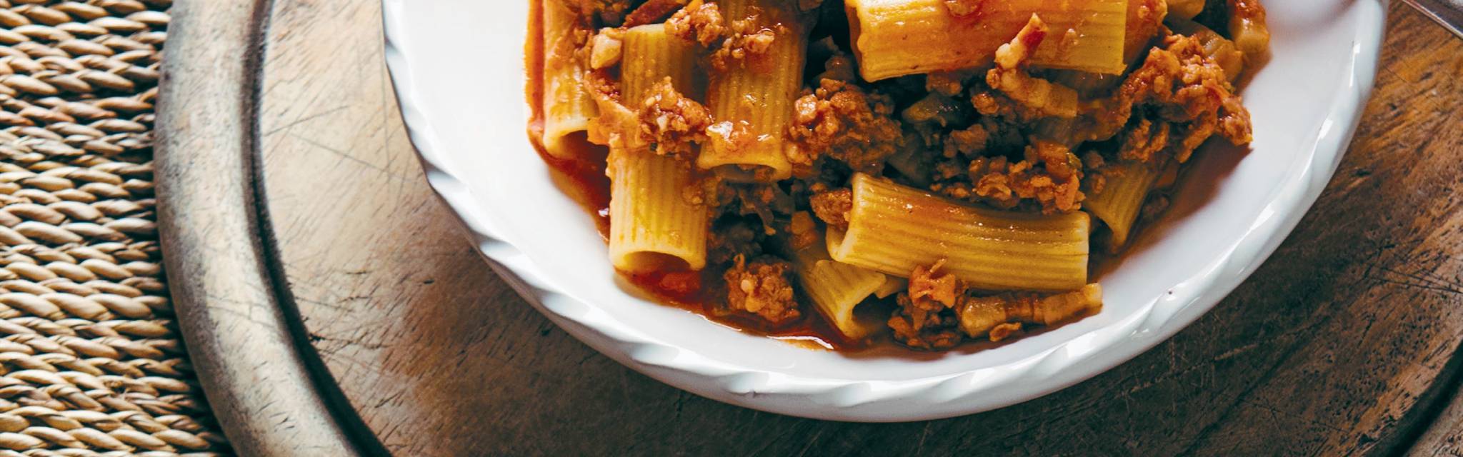 Cowboy style rigatoni