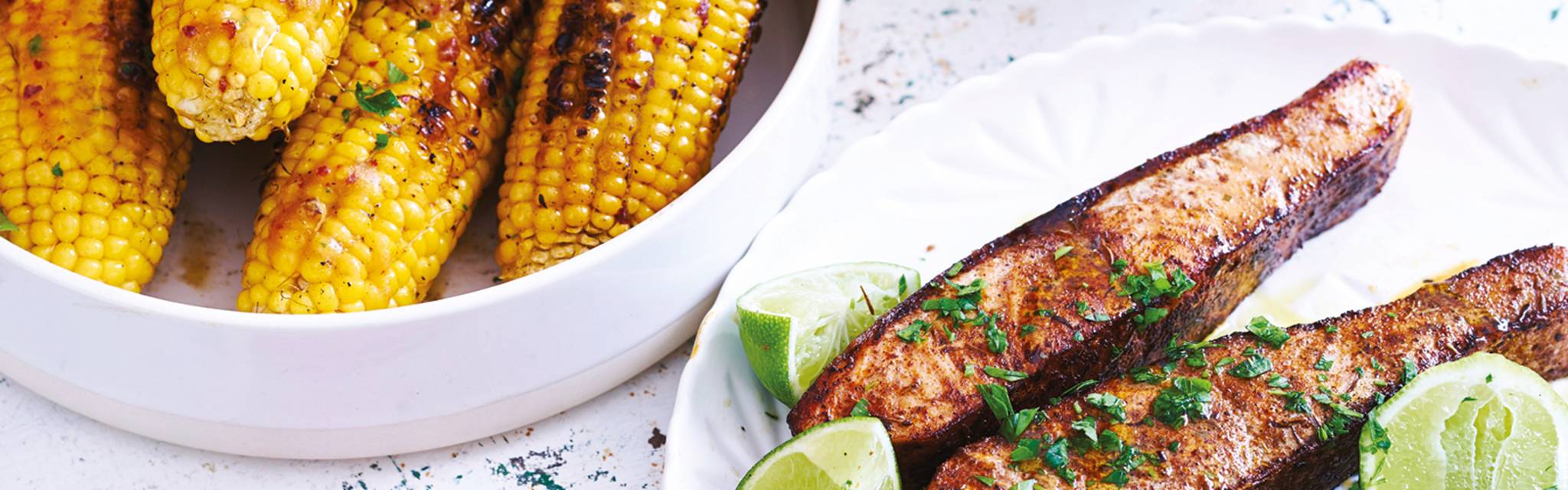 5005 cajun spiced salmon with chargrilled corn on the cob 1600x1600px