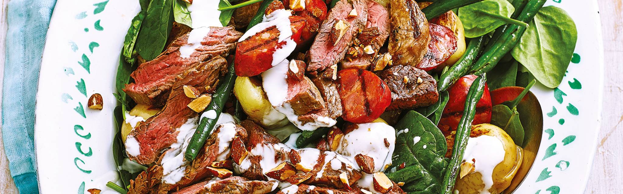 Spanish beef chorizo salad 1600x1600px